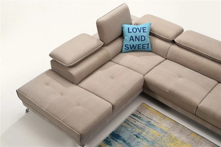 L Shape Sofa Easy Clean Fabric